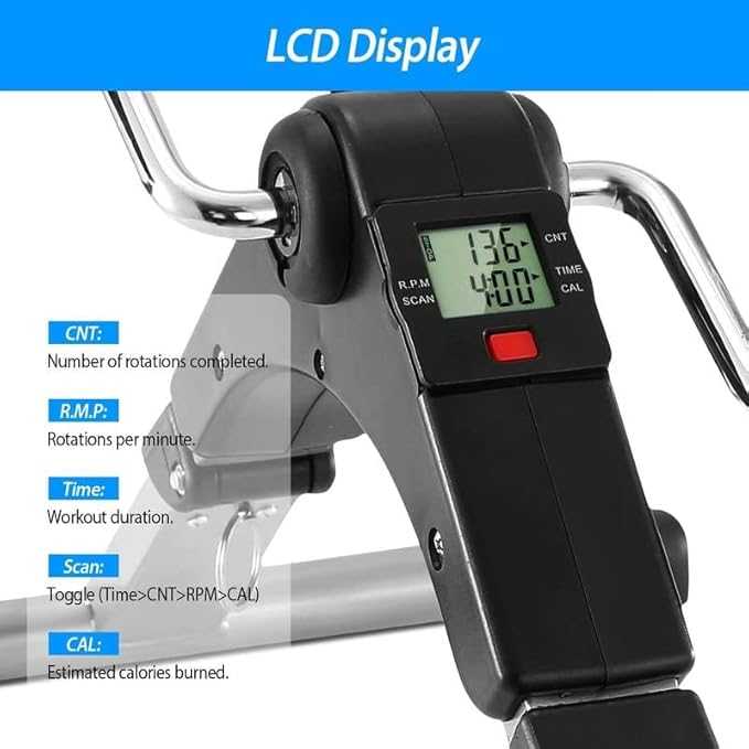 Foldable Under Desk Pedal Exerciser for Arms & Legs