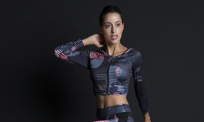 3-Piece Printed Fitness Set