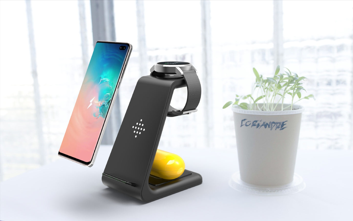 📱 3-in-1 Wireless Charging Stand