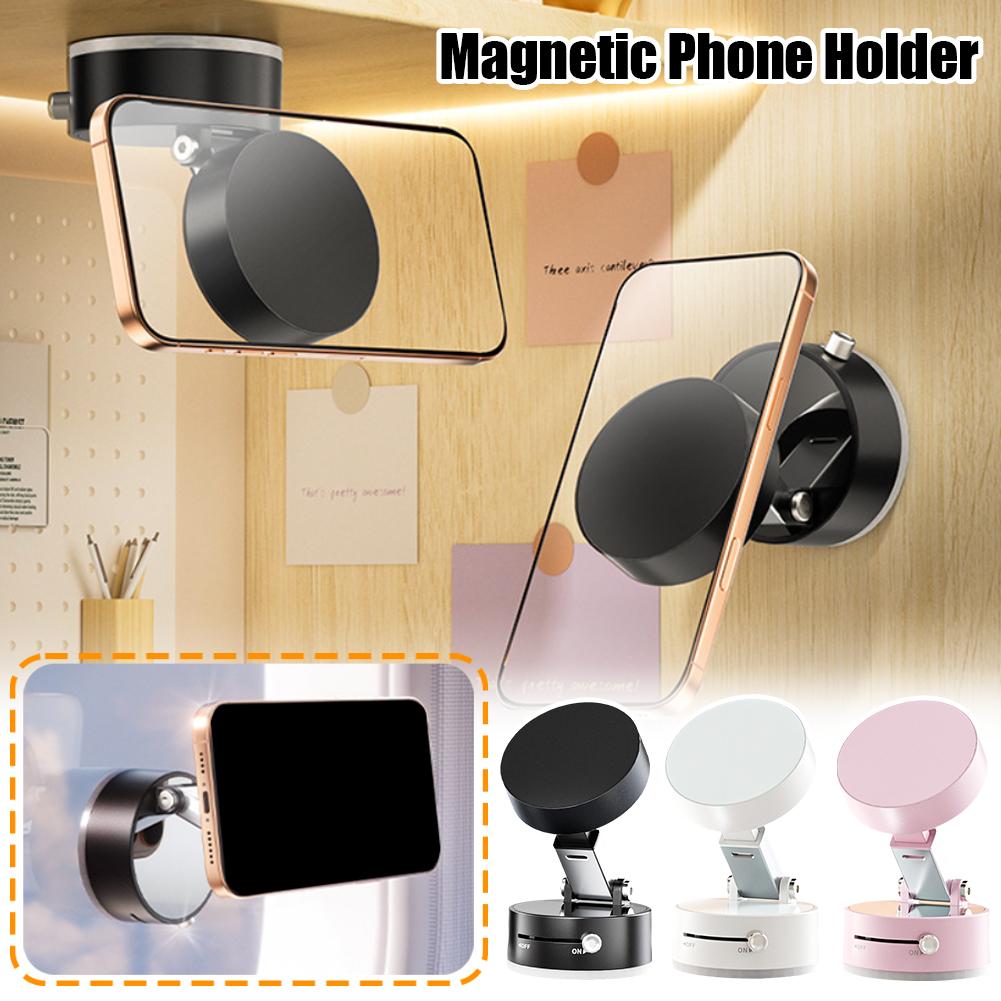 Foldable Magnetic Car Phone Holder with Suction Cup