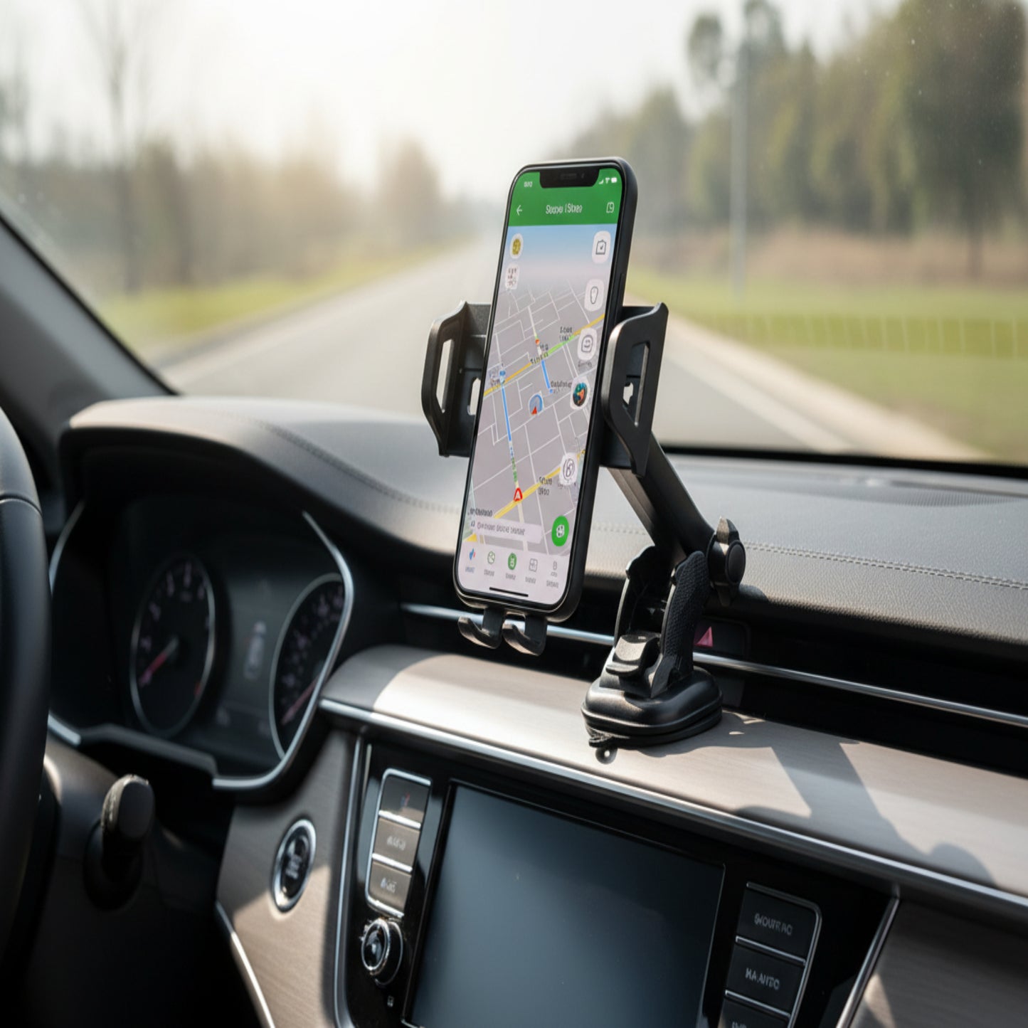 360° Rotatable Car Phone Holder (Rearview Mirror Mount)