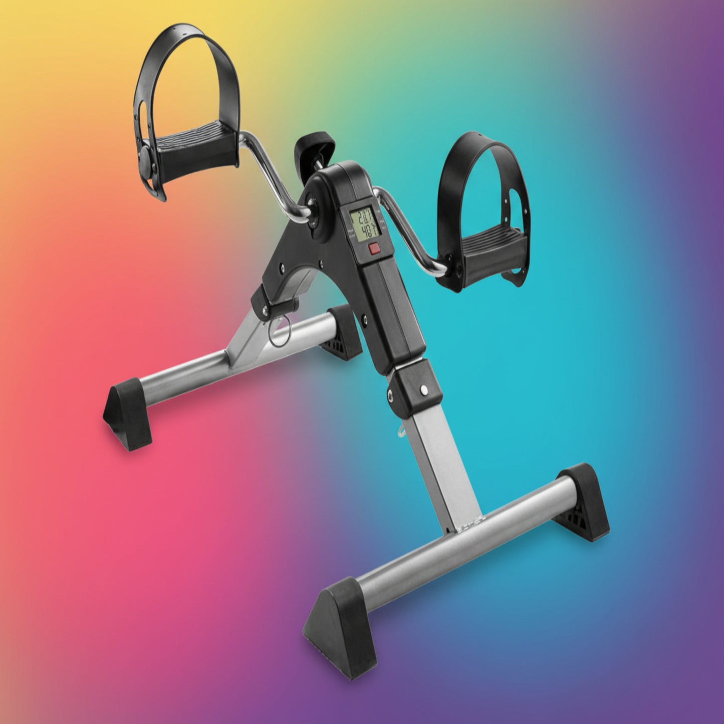 Foldable Under Desk Pedal Exerciser for Arms & Legs