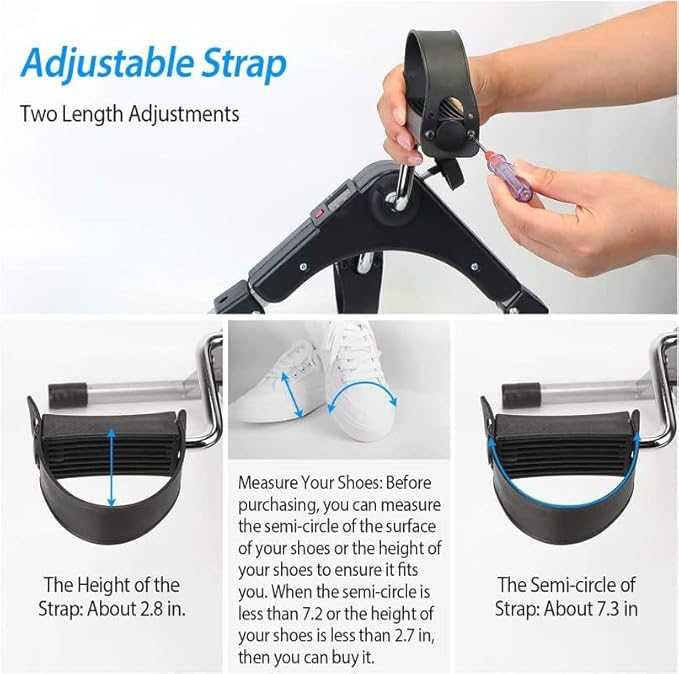 Foldable Under Desk Pedal Exerciser for Arms & Legs