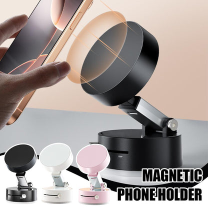 Foldable Magnetic Car Phone Holder with Suction Cup