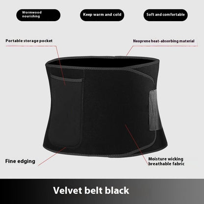 Warm Sports, Fitness, Waist And Abdominal Belt