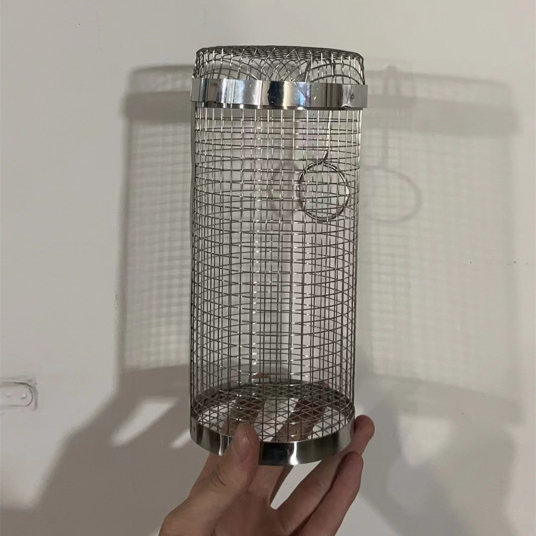Rolling BBQ Grill Basket