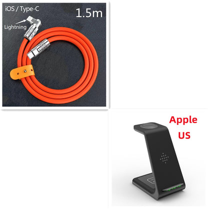 📱 3-in-1 Wireless Charging Stand