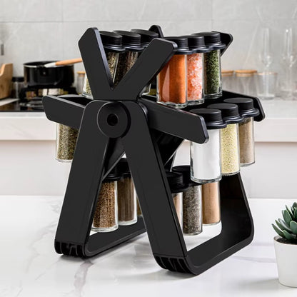 Ferris Wheel Style Spice Rack Set