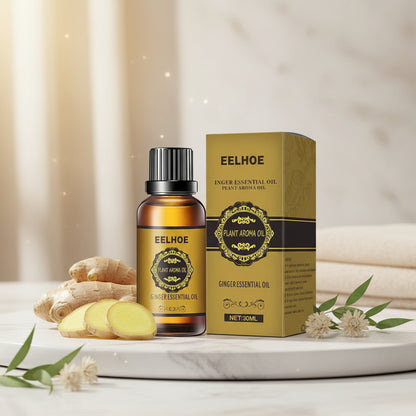 Eelhoe Abdominal Drainage Ginger Massage Oil